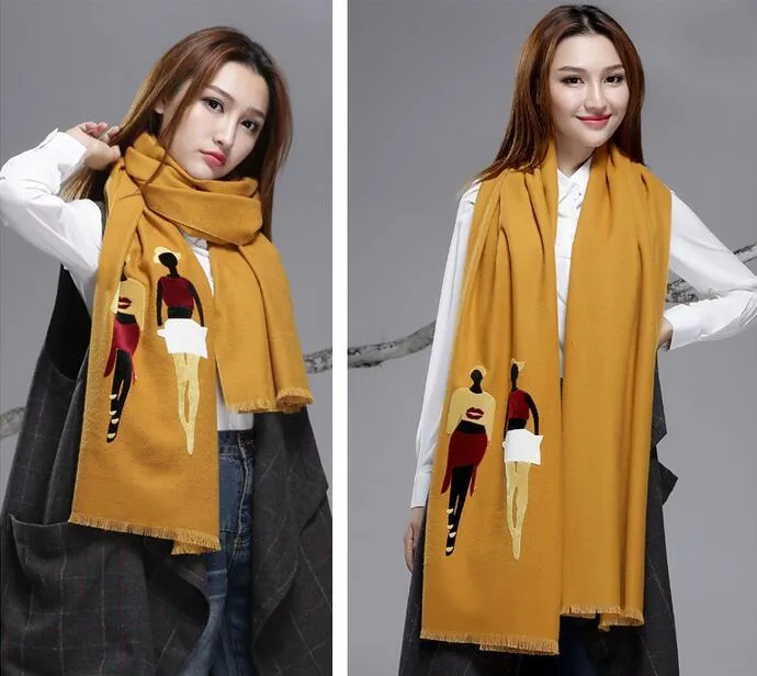 2017 Fashionable Printed Girls Scarf for Women