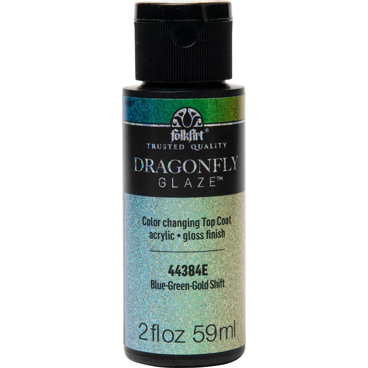 44384E Blue-Green-Gold Shift Dragonfly Glaze 2 oz.