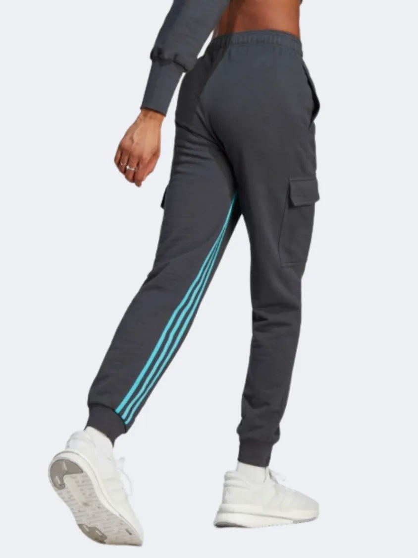 Adidas Cargo Women Sportswear Pant Carbon/Lucid Cyan