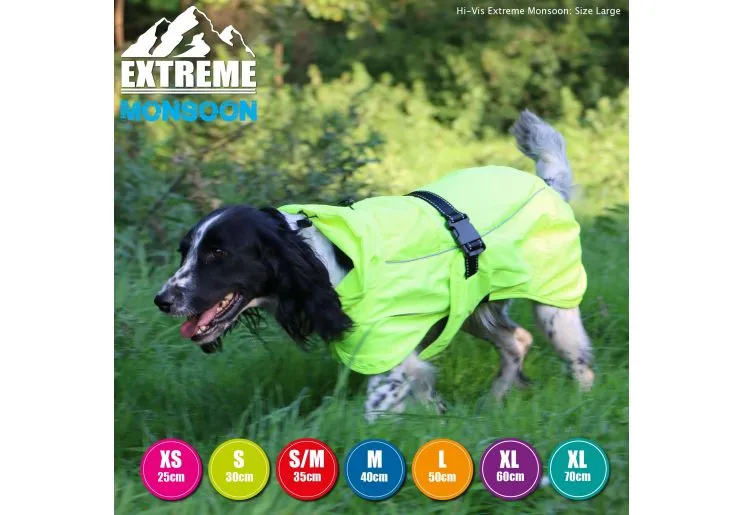 Ancol - Extreme Monsoon Dog Coat - Black - x large - 60cm