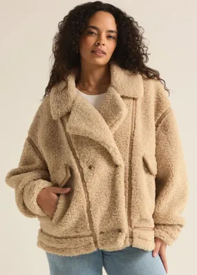 Ari Sherpa Coat - Fossil