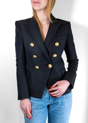 Balmain Double-breasted Wool Blazer