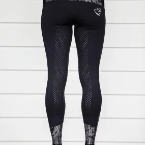 BARE Equestrian Performance Tights-Black Python