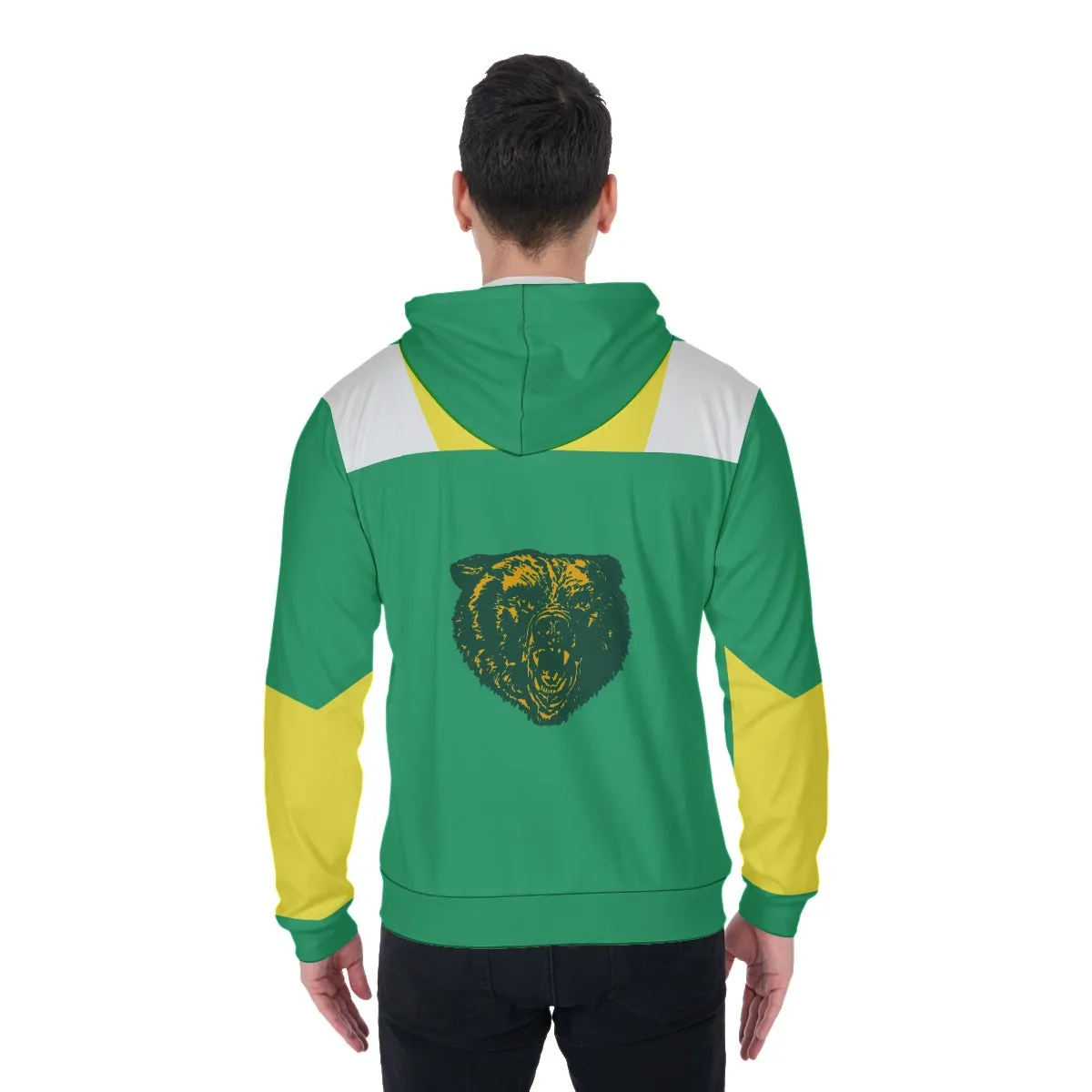 Baylor Retro Heavy Fleece Zip Up Hoodie