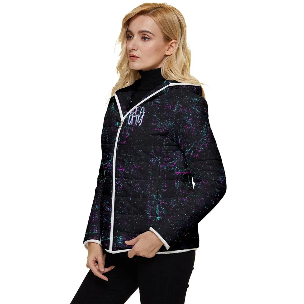 BEAUTY Women's Hooded Quilted Jacket