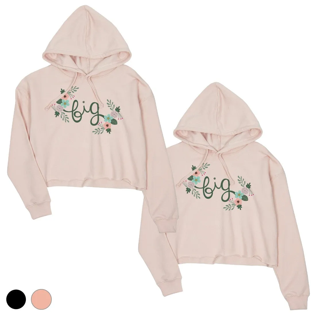 Big Little Floral BFF Matching Sweatshirts Gift Gorgeous Elegant