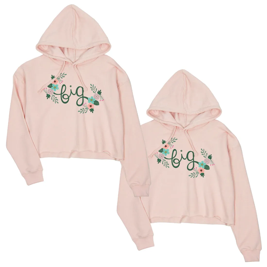 Big Little Floral BFF Matching Sweatshirts Gift Gorgeous Elegant