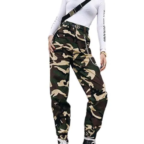 Cargo Pants with Chain