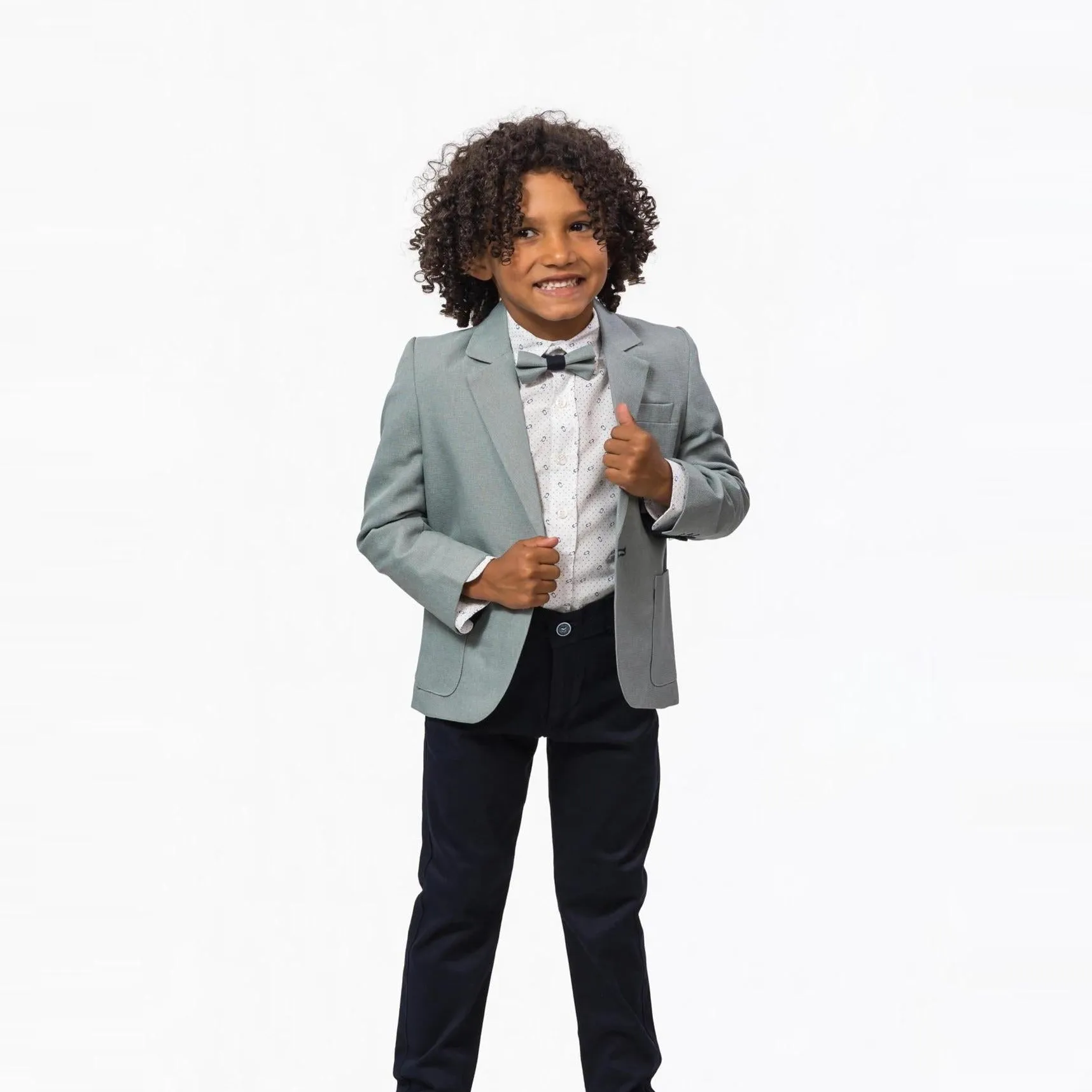 Conventional Grey Formal Boys Suit