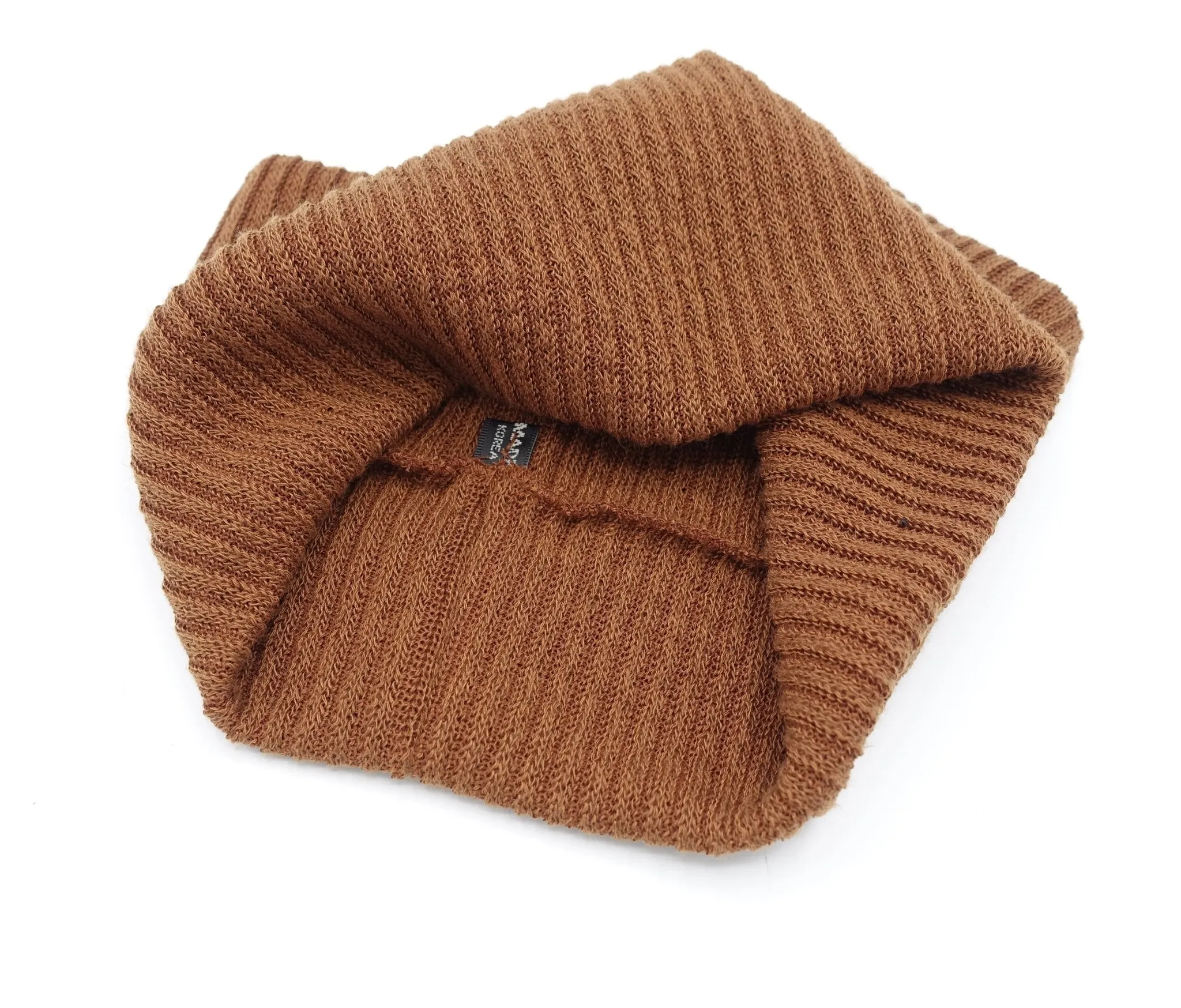 corrugated knit headwrap multi-functional headband Winter neck warmer