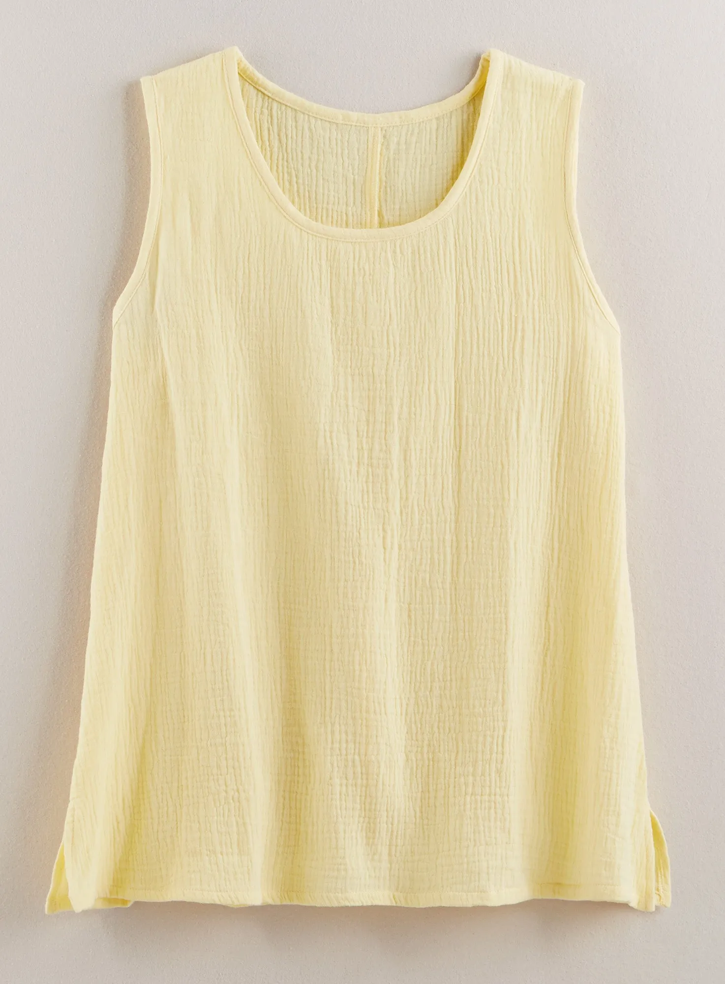 Cotton Ripple Tank Top FINAL SALE (No Returns)