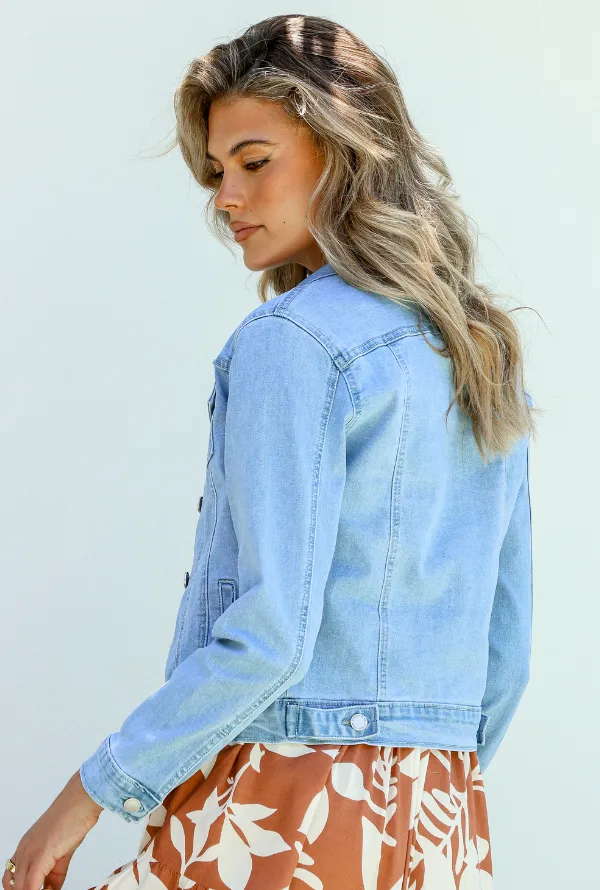 Country Denim Jacket - Light Blue Wash