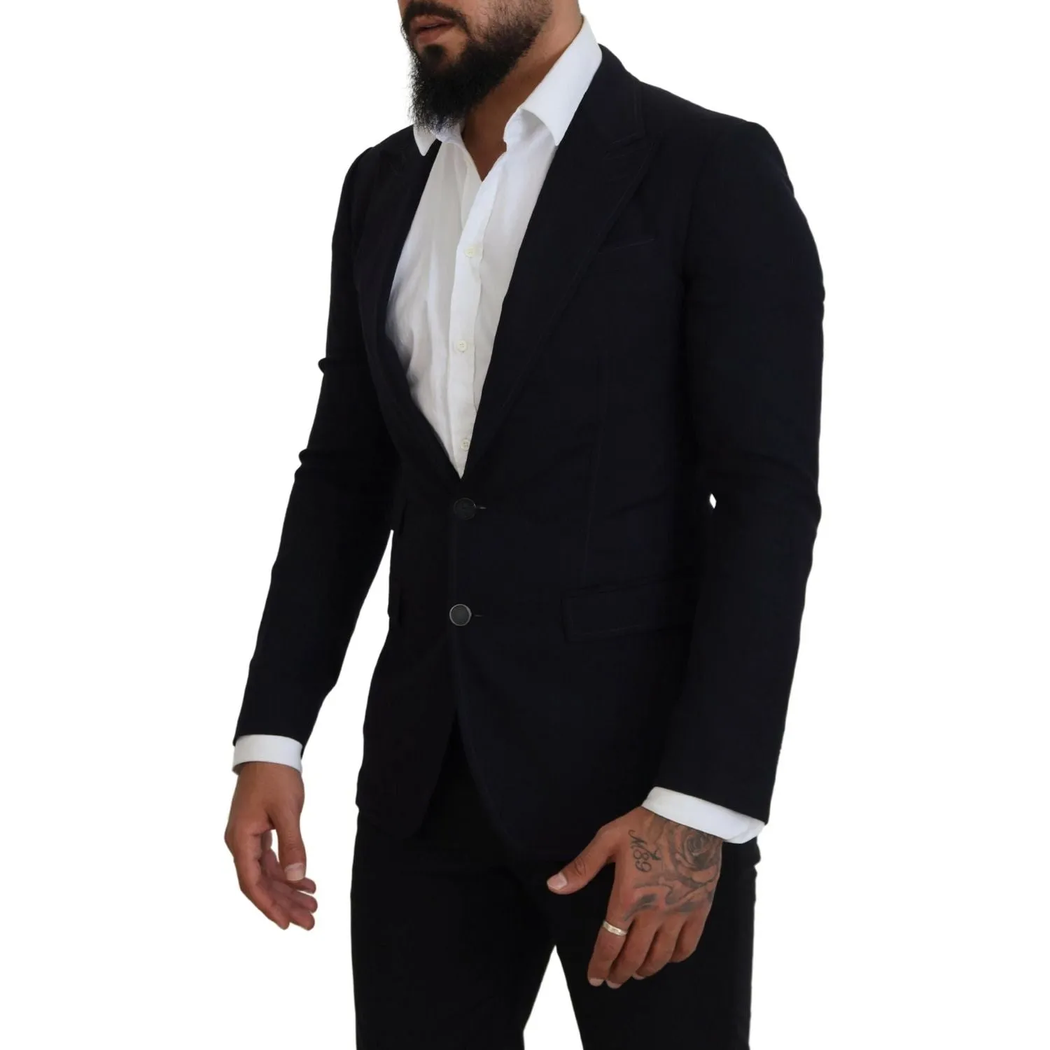 Dolce & Gabbana Elegant Black Single-Breasted Blazer