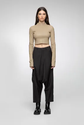 Dora - Black Wool Pants