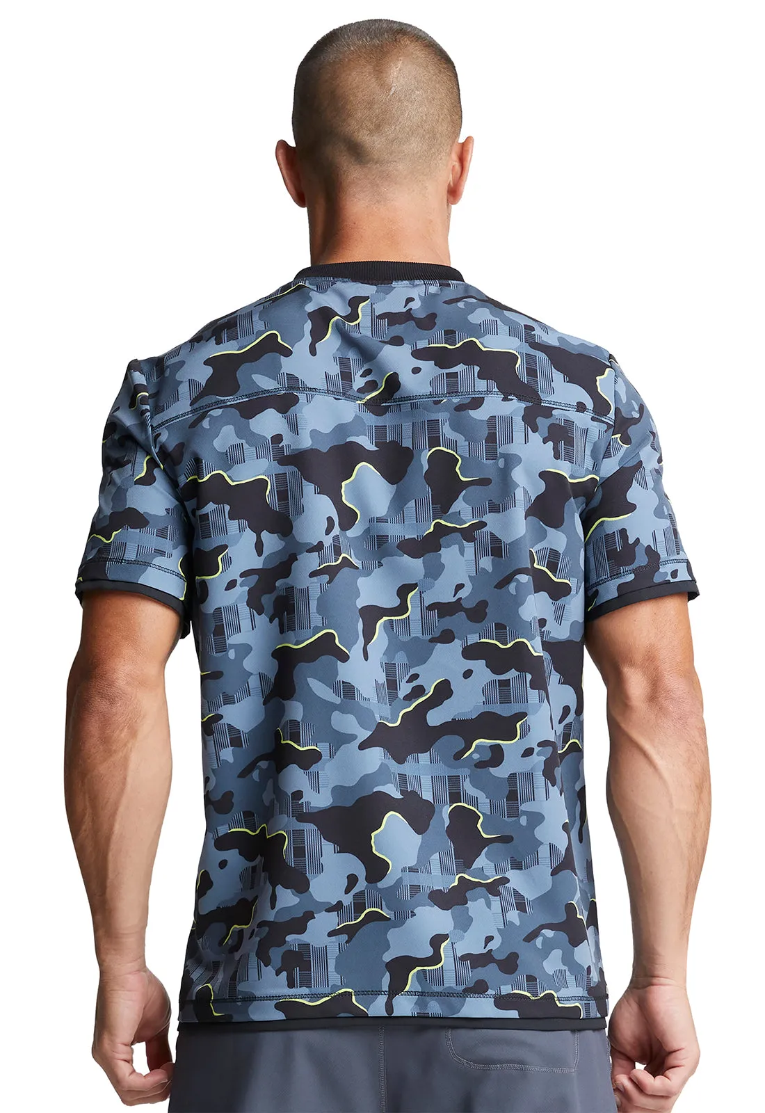 Dynamix - Men's Tough Glowing Print Scrub Top