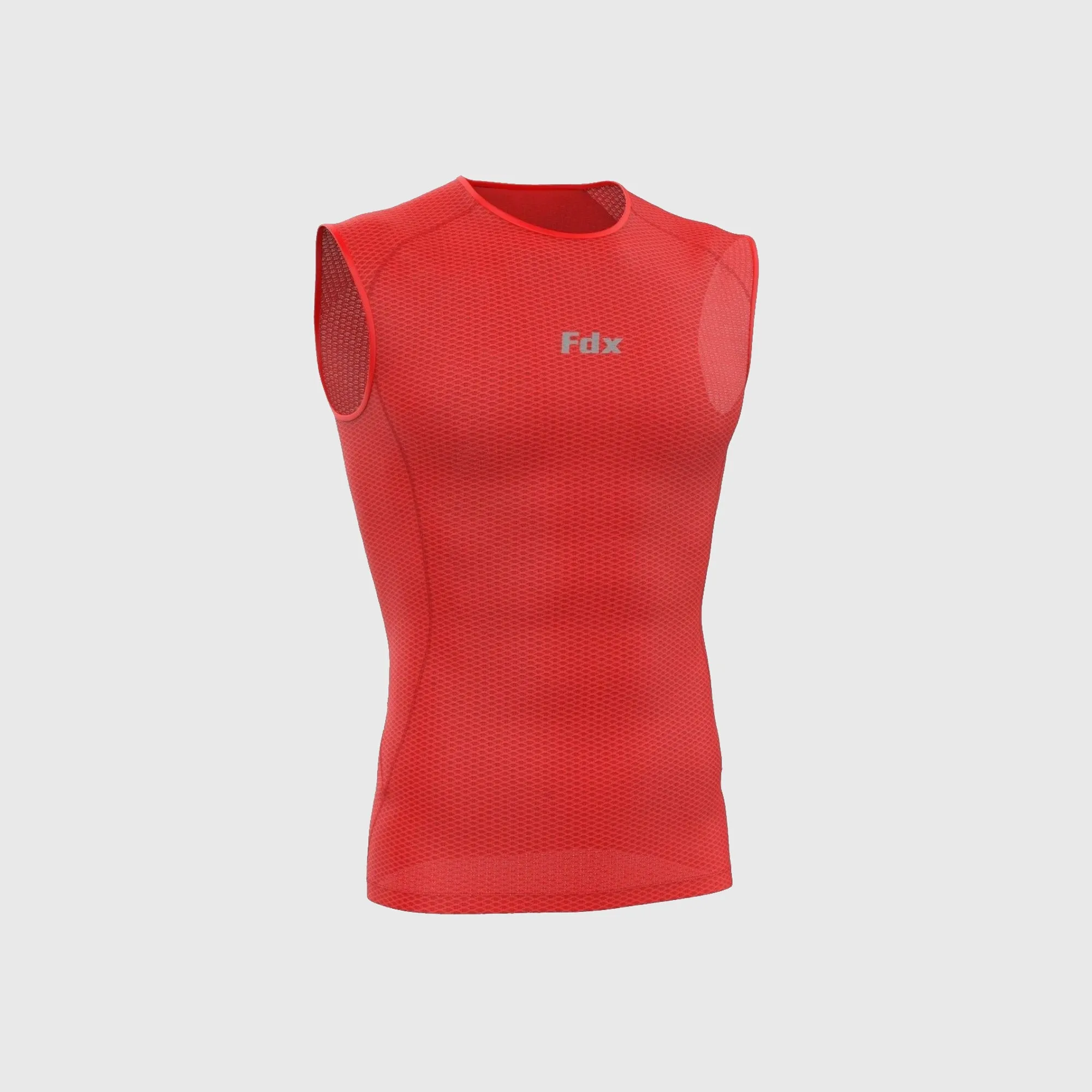 Fdx Aeroform Red Men's & Boy's Sleeveless Mesh Summer Cycling Top