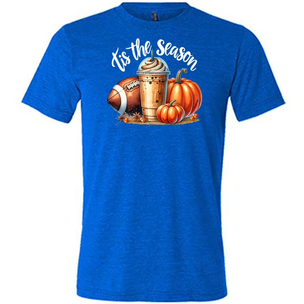 Football Coffee Tis The Season Shirt Unisex