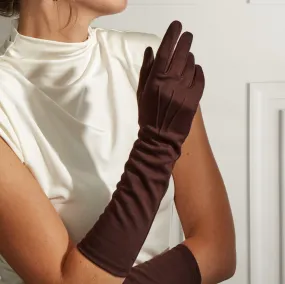 Francesca | Longer Line Sueded Cotton Day Glove