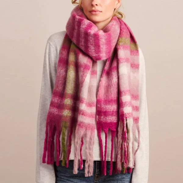 Fuchsia Davos Scarf