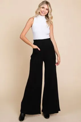 Full Size High Waist Wide Leg Pants