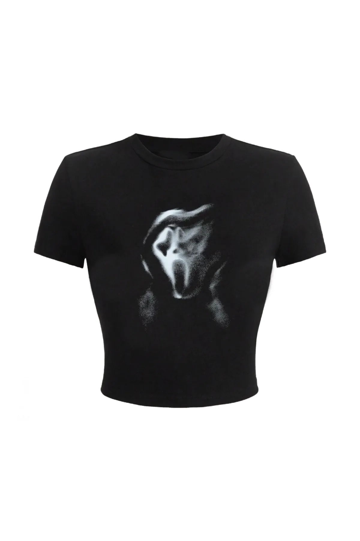 Ghost Face Top (Black)