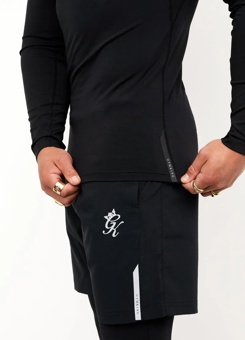 Gym King Sport Pace Logo Base Layer - Black