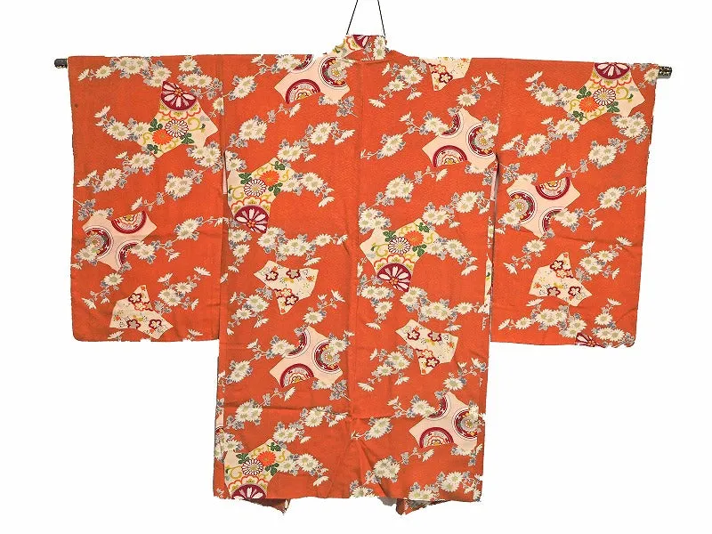 ha0022 haori - haorijJacket -   Japanese vintage jacket silk