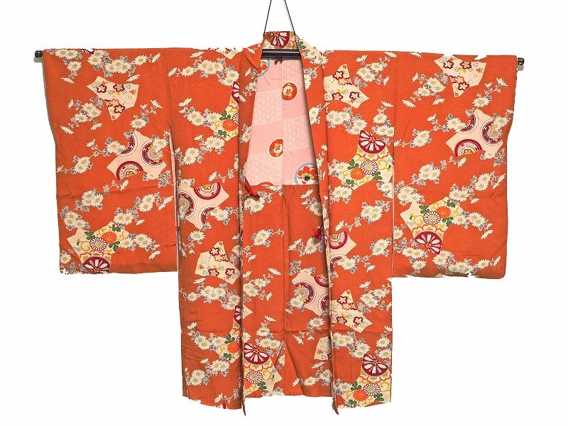 ha0022 haori - haorijJacket -   Japanese vintage jacket silk