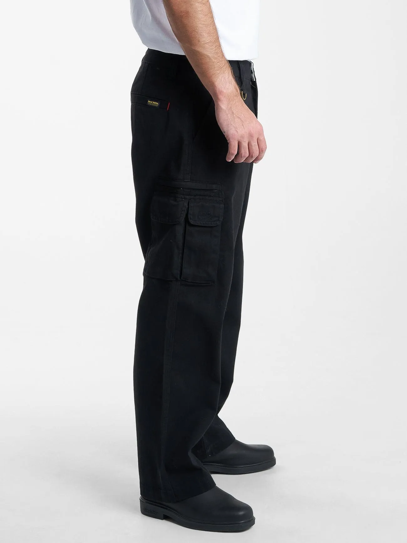 Hard Yakka X Thrills Big Slacker Cargo Pant - Black