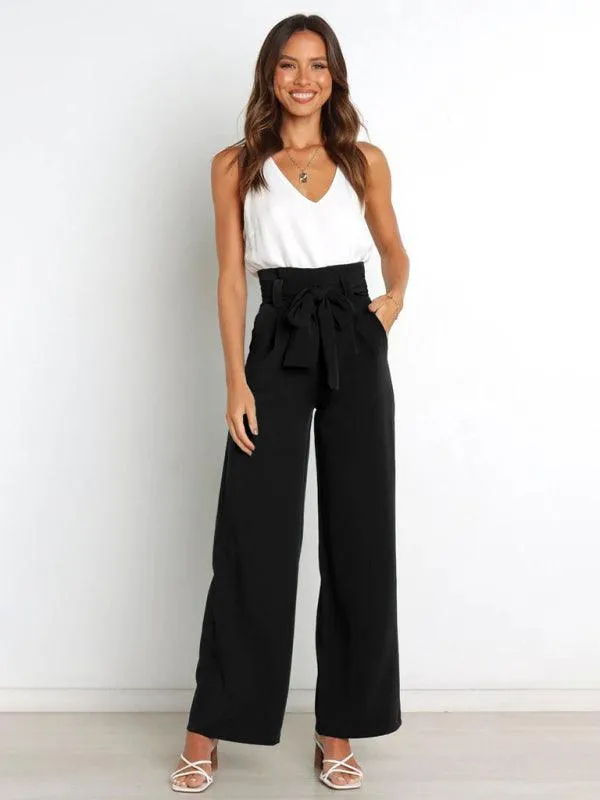 High Waist Wide Leg Women Pants