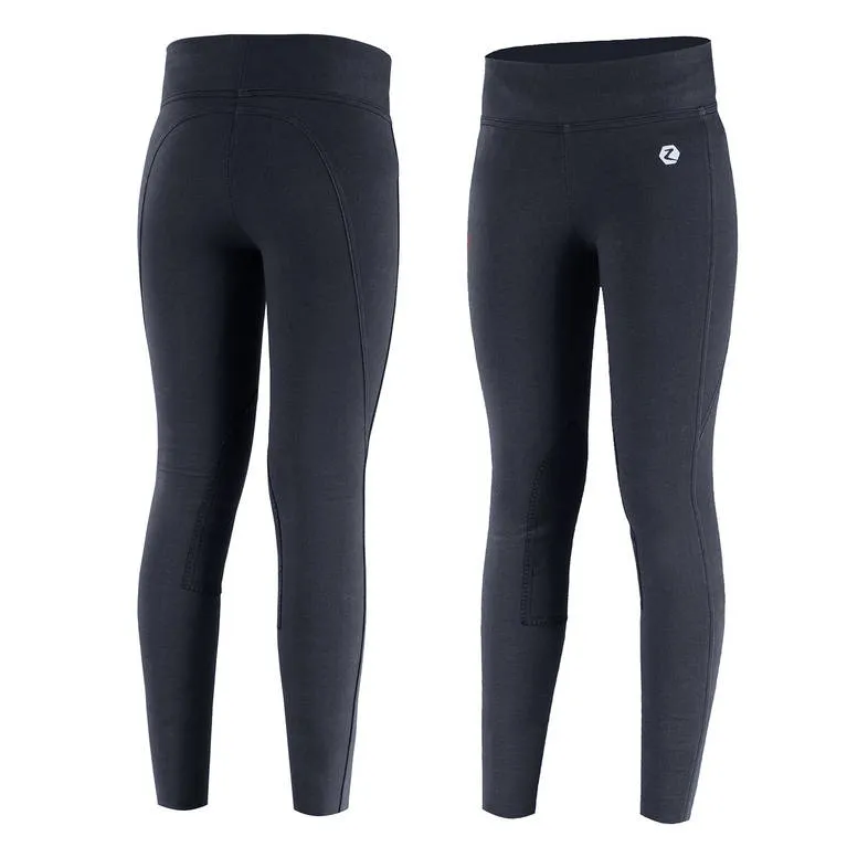 Horze Active Knee Patch Tights - Junior