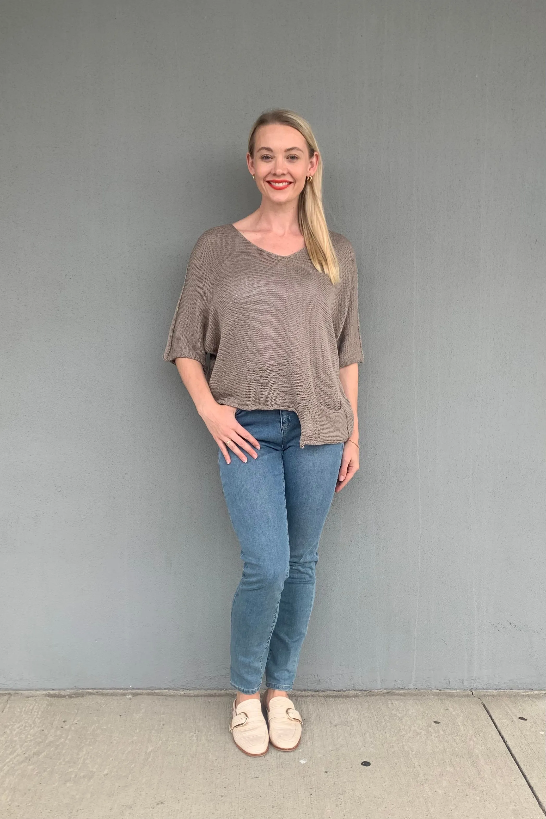 Imagine Linen - 83IM1352M Maija Knit Top