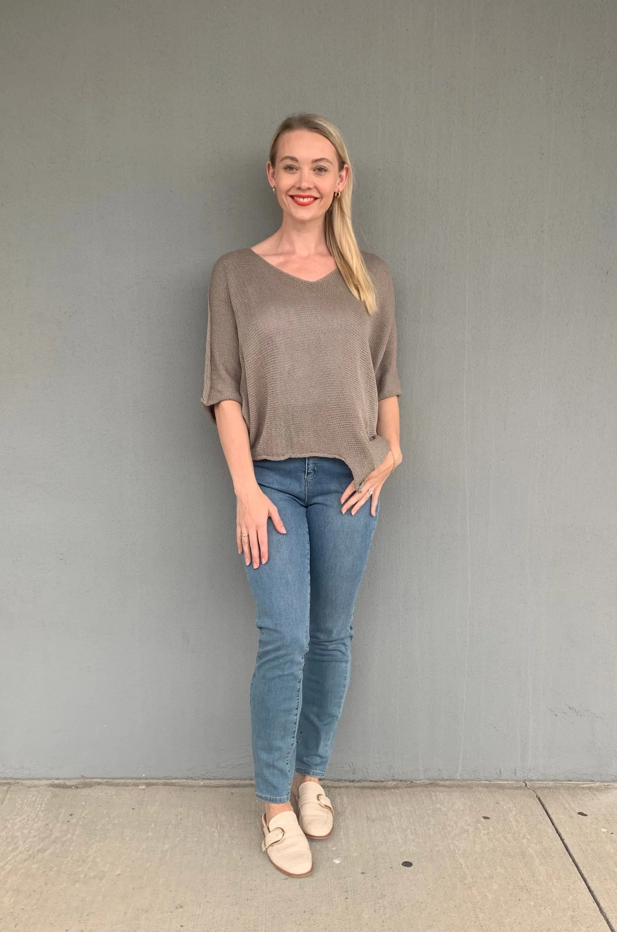 Imagine Linen - 83IM1352M Maija Knit Top