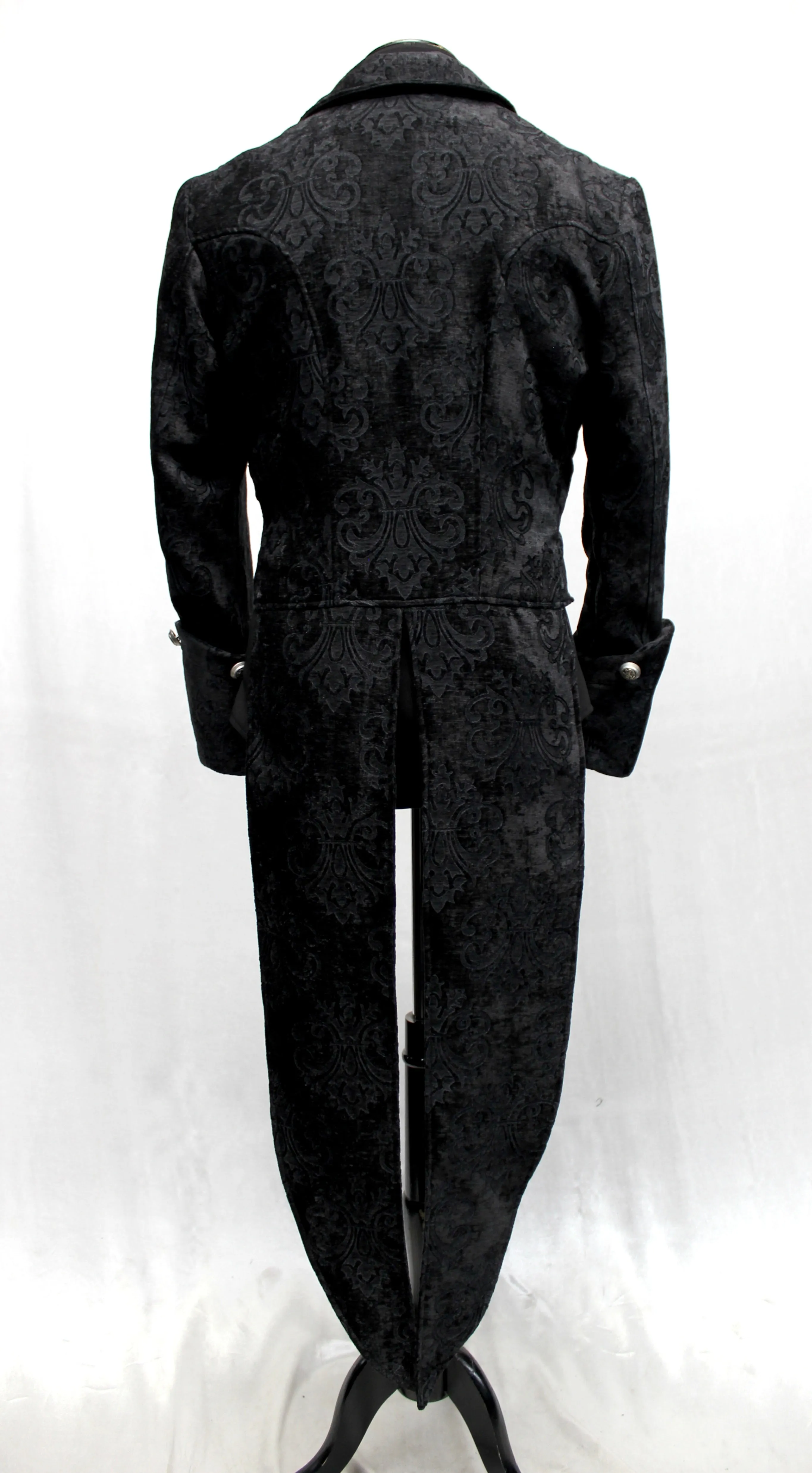 IMPERIAL TAILCOAT - BLACK VELVET BROCADE