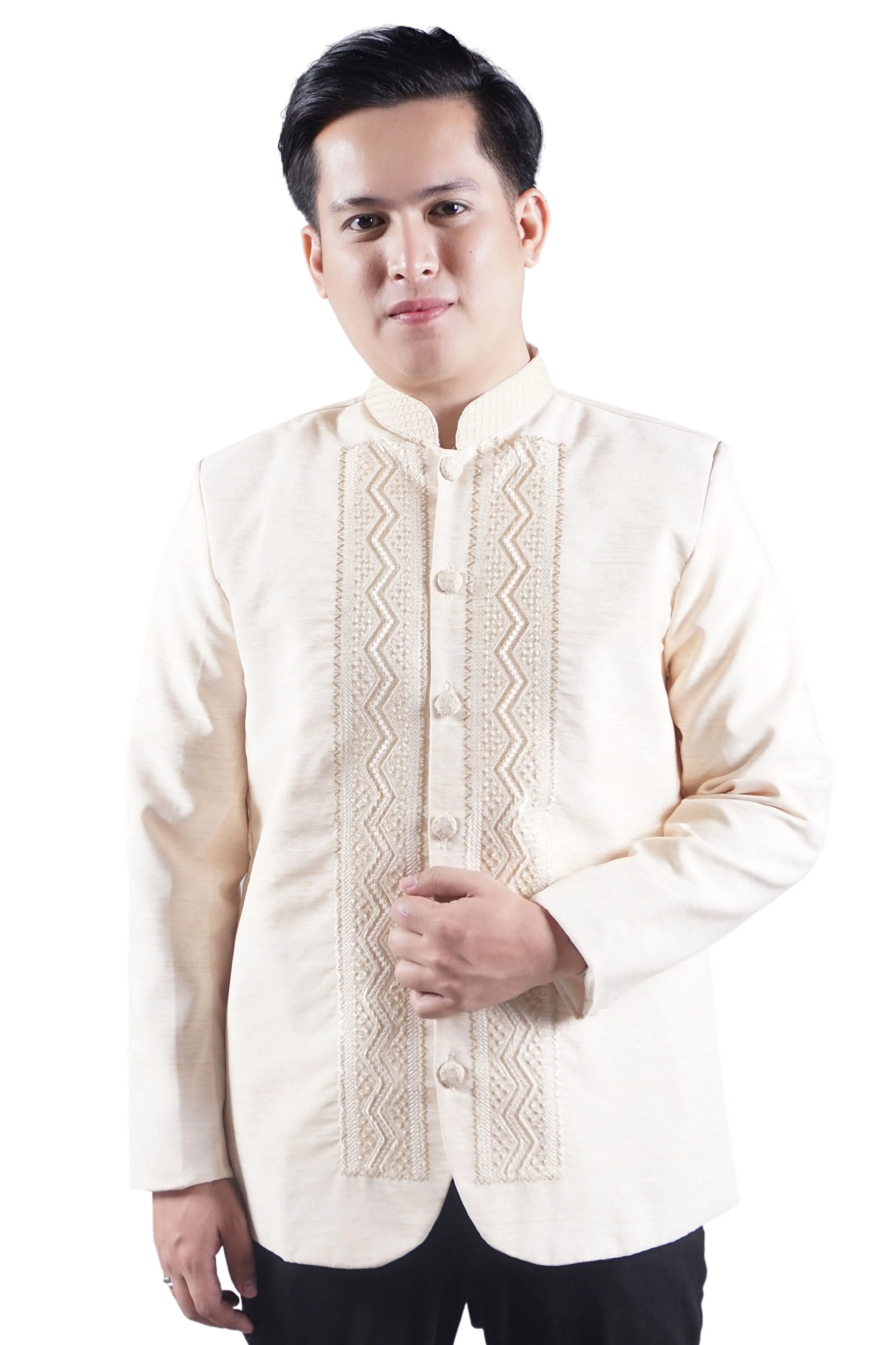 Jusilyn Satin Premium Barong Tagalog Coat - Ian - MR159