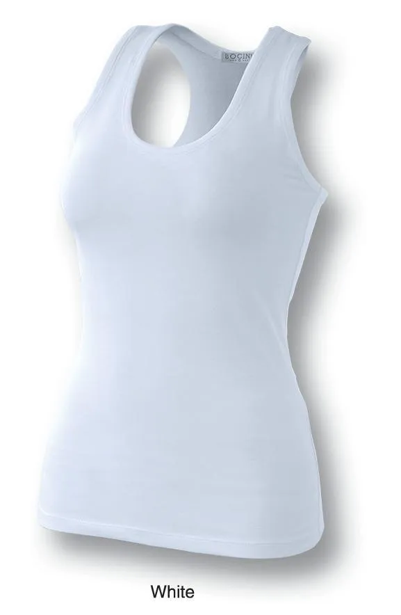 Ladies Action Gym Singlet - White