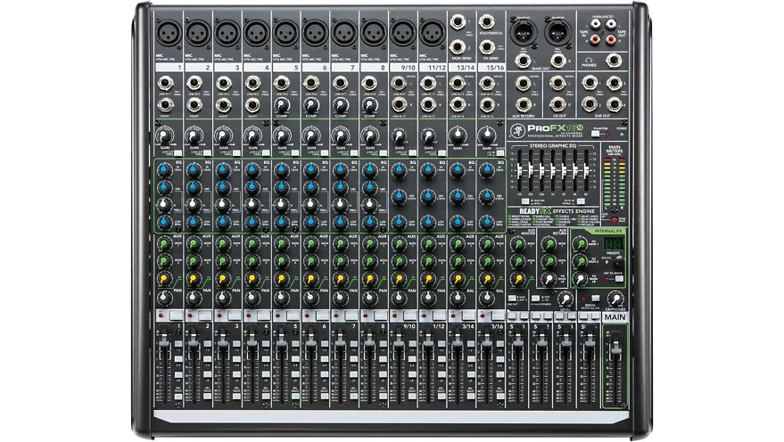 Mackie ProFX16v2 16-Channel 4-Bus FX Mixer with USB