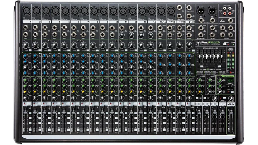 Mackie ProFX22v2 22-Channel 4-Bus FX Mixer with USB