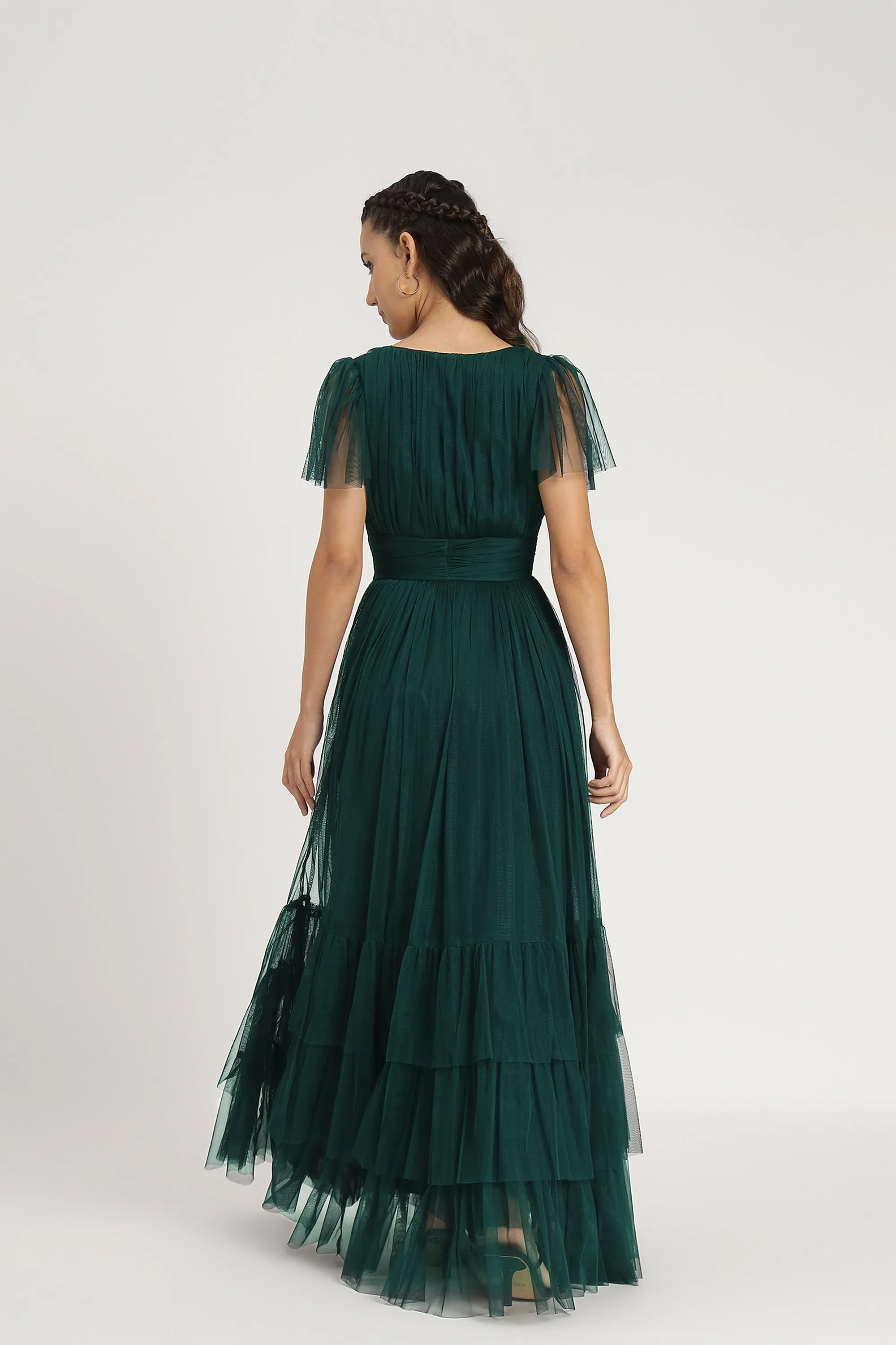 Madison Maxi Dress in Emerald Green