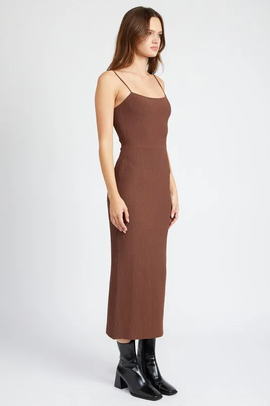 Maxi Knit Ribbed Dress