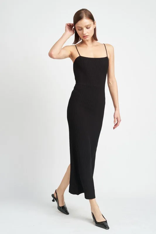 Maxi Knit Ribbed Dress