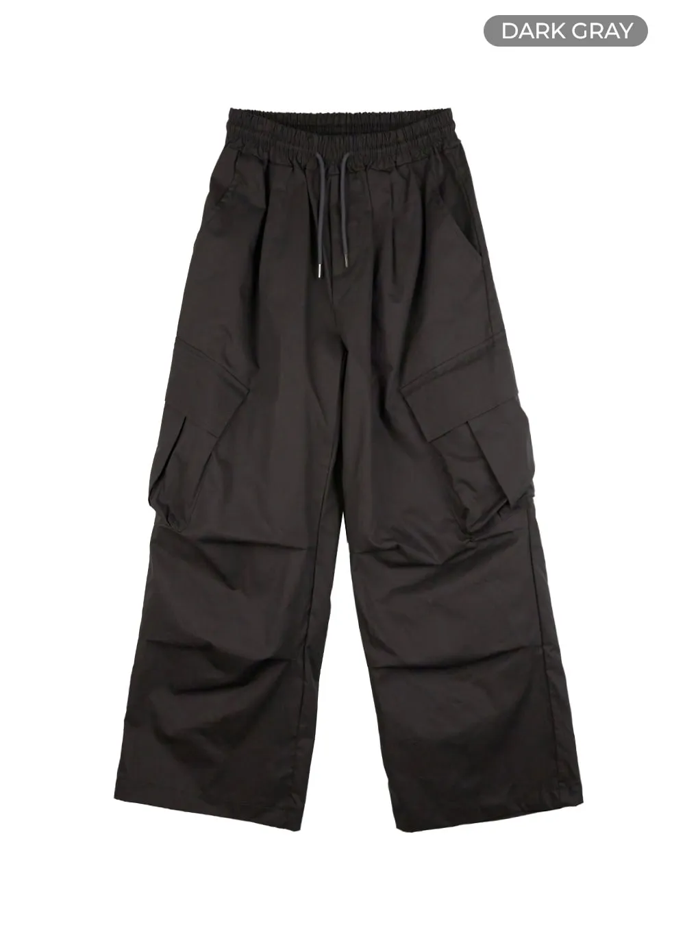 Men's Basic Cargo Wide Leg Pants IO402