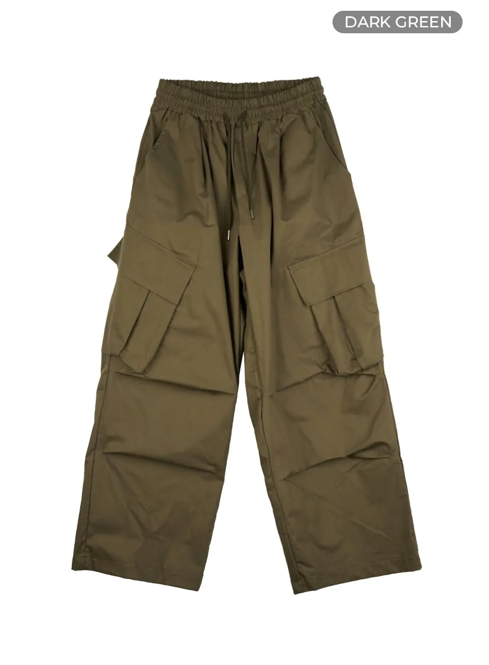 Men's Basic Cargo Wide Leg Pants IO402