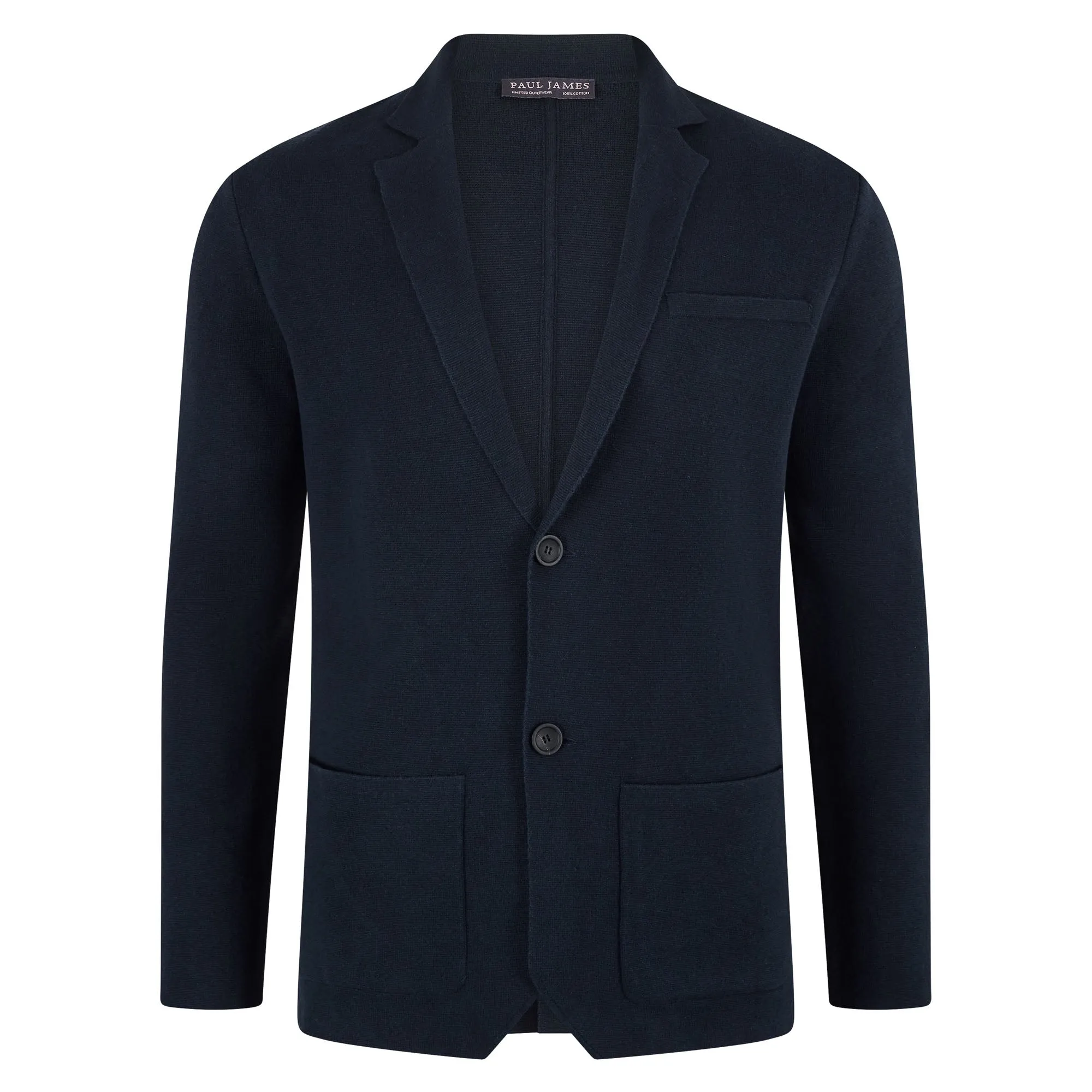 Mens Lightweight Cotton Formal Knitted Blazer