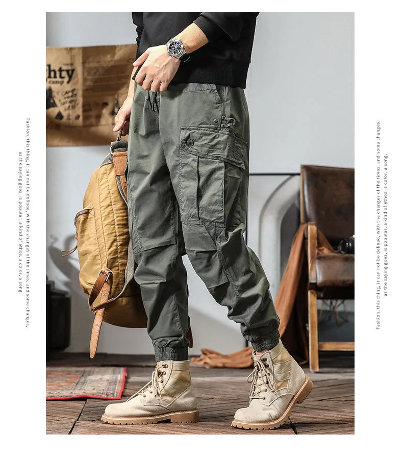 Men's Marden Overalls Tactical Military Wind Casual Pants