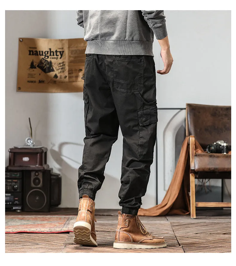 Men's Marden Overalls Tactical Military Wind Casual Pants