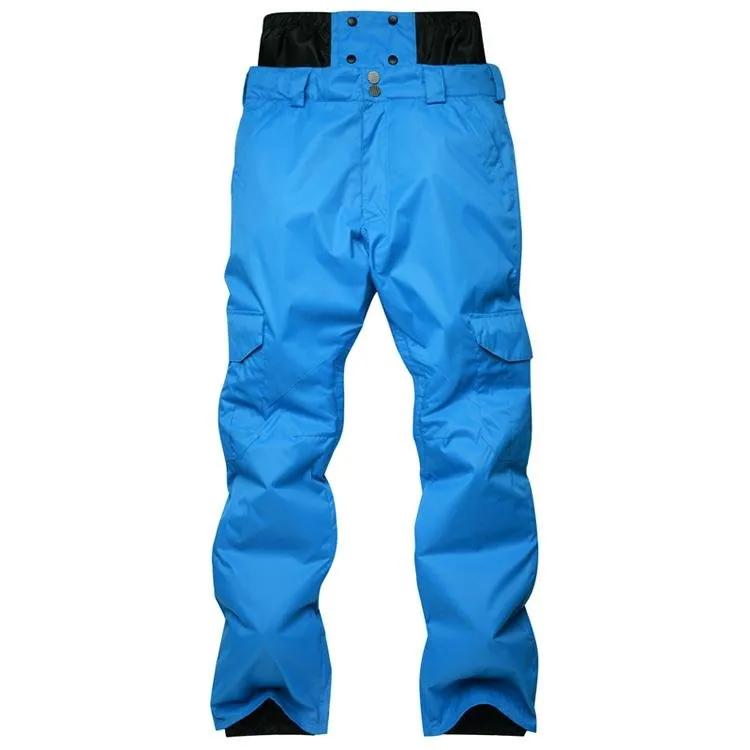 Men's Mountain Snow Waterproof Sports Cargo Snowboard Pants