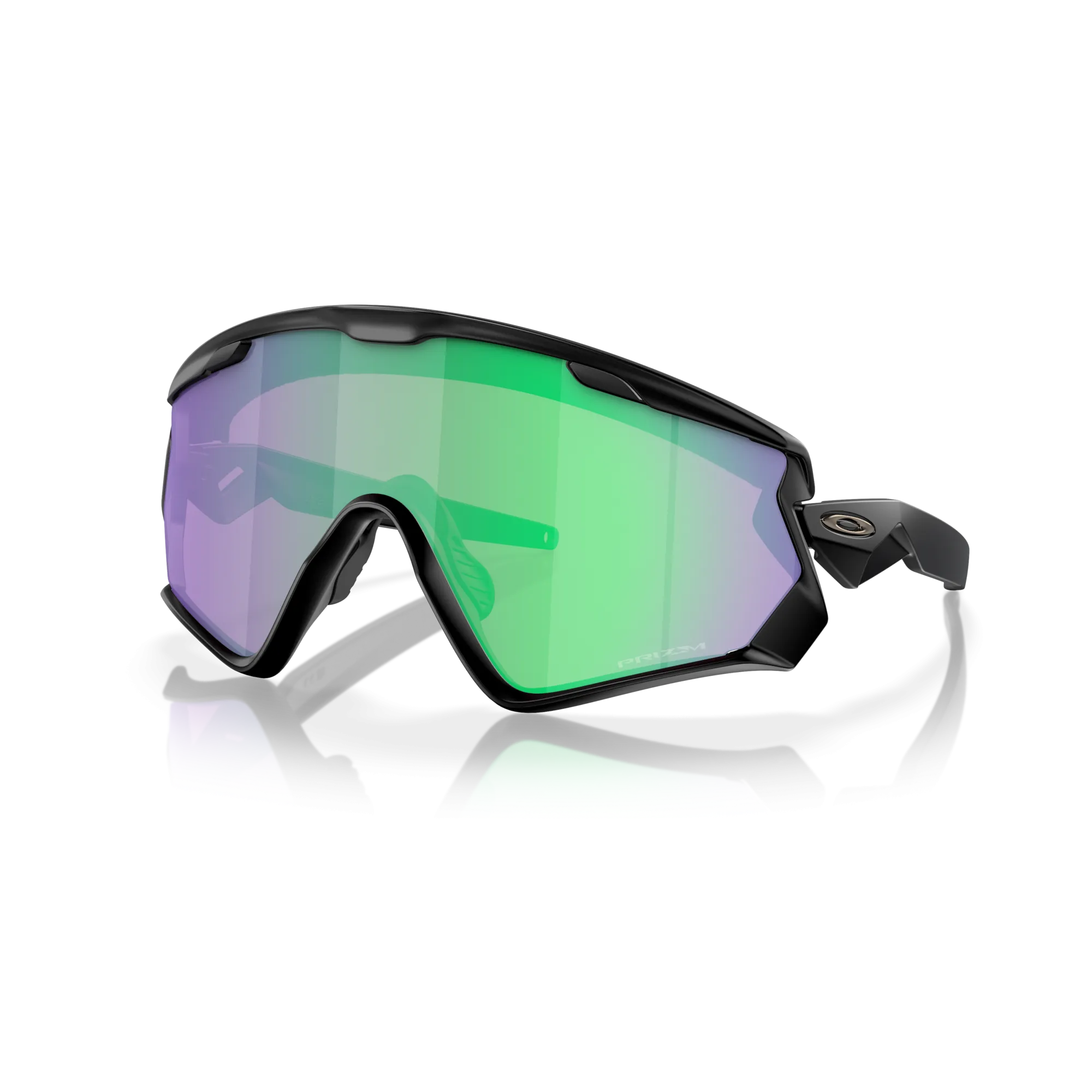 Oakley Wind Jacket Prizm Road Jade Lenses, Matte Black Frame