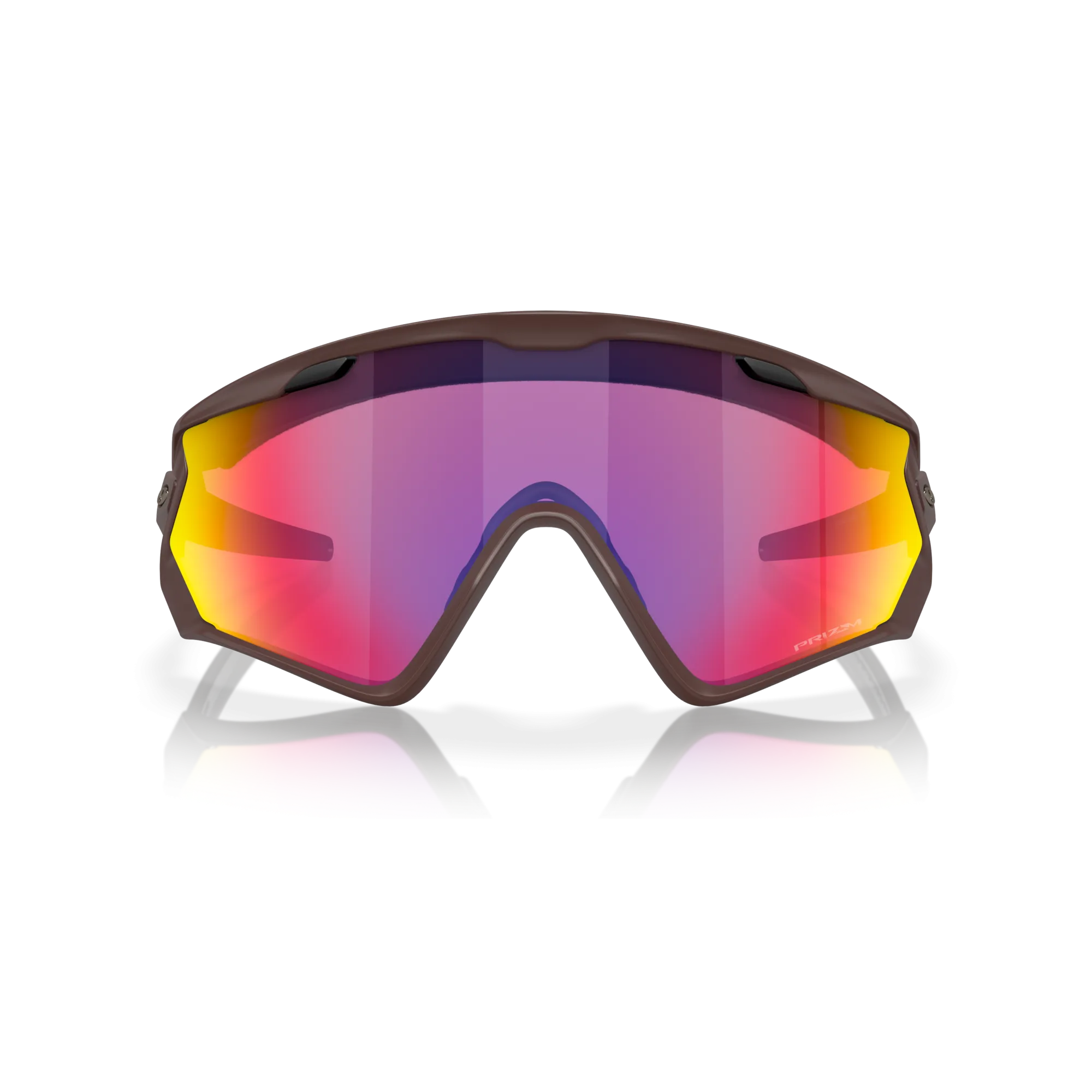 Oakley Wind Jacket Prizm Road Lenses, Matte Grenache Frame