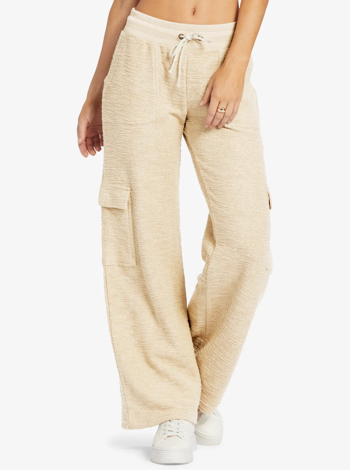 Off The Hook Cargo Sweat Pants - Tapioca